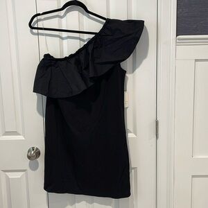 Brand new black one shoulder dress